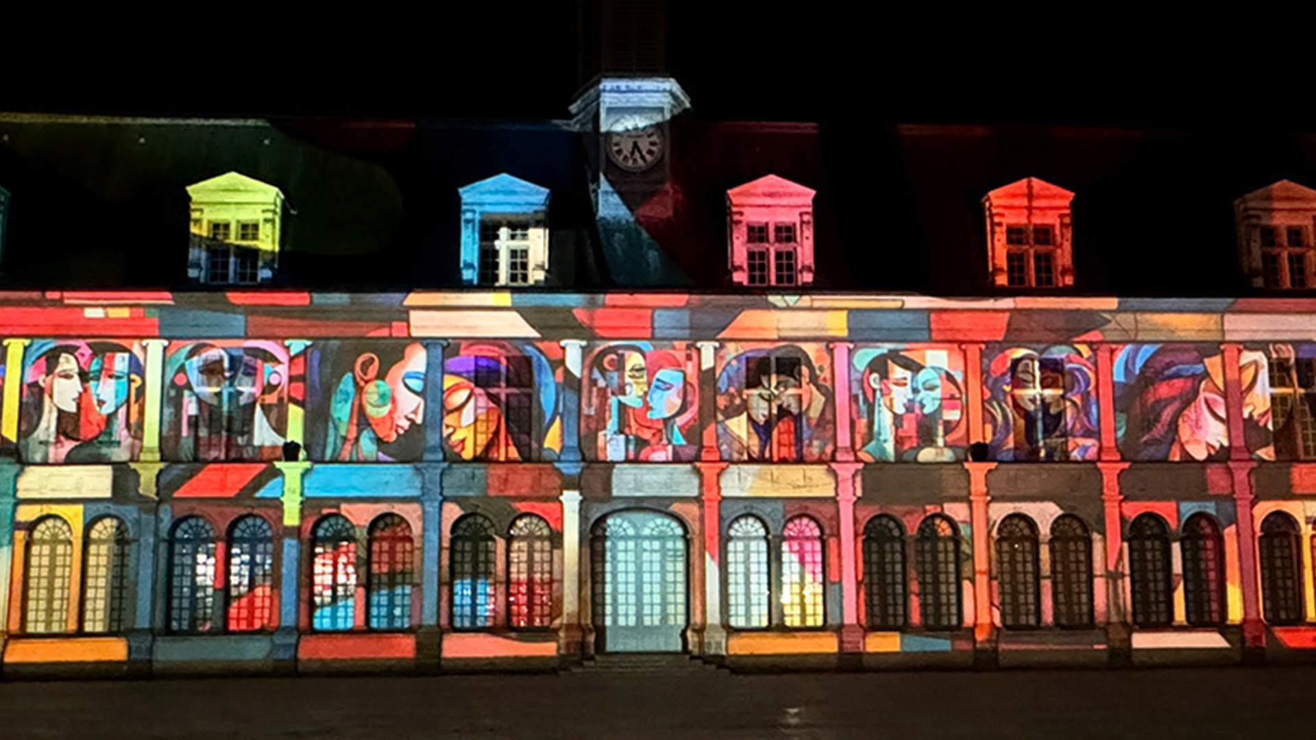 Angers, château d'Angers, mapping, azarek,2019